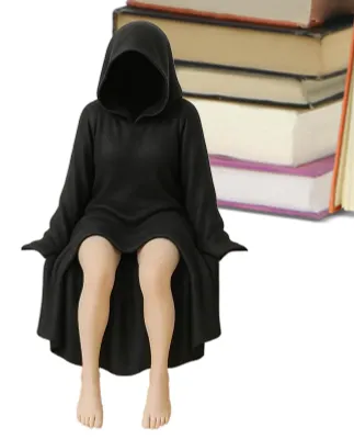 Zdjęcie produktu dla Elzusha - Mała figurka w stylu gotyckim, idealna do dekoracji biura