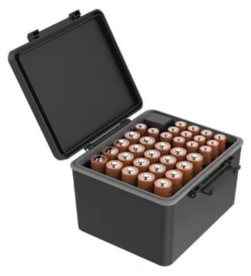 Productafbeelding van Batterijhouder voor AA/AAA batterijen met stroomdetectie (20 AA + 14 AAA)