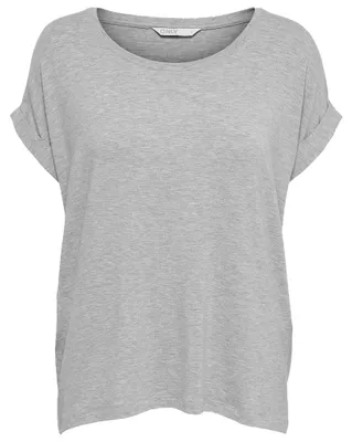 Produktbild von ONLY 15106662, T-Shirt, Erwachsener, Weiblich, Grau, Grey / Light Grey Melange, XXL