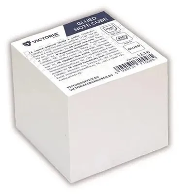 Obrázok produktu pre Kancelársky blok, 85x85x70 mm, lepený, VICTORIA OFFICE