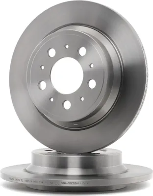 Produktbild von 2x DELPHI Bremsscheibe BG3515 für VOLVO V70 II (285) S60 I (384) S80 I (184)