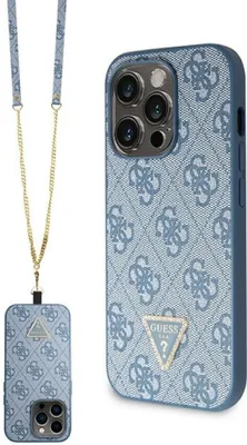 Immagine prodotto di Guess Guhcp15Lp4Tdscpb Custodia rigida per Iphone 15 Pro 6.1 Niebieski/Blu Crossbody 4G Logo in Metallo