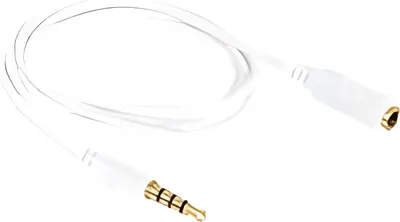 Obrázek produktu pro DeLOCK 3.5mm 1m, 3.5mm, Samec, 3.5mm, Samice, 1 m, Bílá