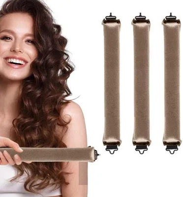 Image de Kit de bigoudis pour des boucles éclatantes sans abîmer les cheveux