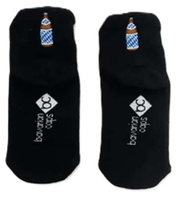 Produktbild von Bavarian Caps Sportsocken "Bayrisch Hell" kurz Schwarz 41-46
