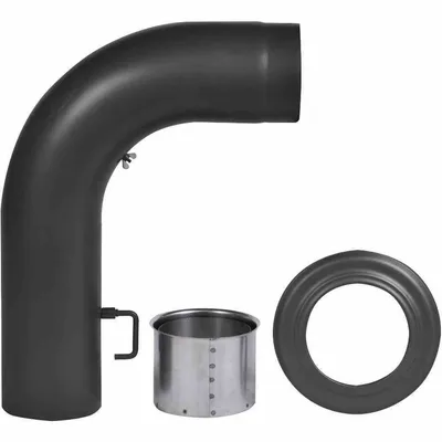 Image de Set de genou d'angle 150 mm 3 pcs. noir