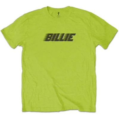Obrázok produktu pre Billie Eilish Racer Logo & Blohsh Pink XL Tričko