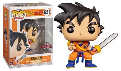 Produktbild von Funko Pop! - Dragon Ball Z: Young Gohan with Sword #621 Special Edition