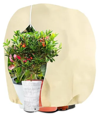 Image de Housse de protection hivernale - Protection contre le gel - Housse pour plantes - Respirante - Résistante aux déchirures - 140 x 200 cm - Réutilisable