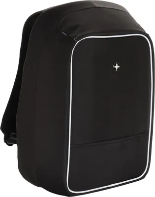 Produktbild von Swiss Peak - Rucksack für Laptops "Aware", rPET (Recyceltes Polyethylen-Terephthalat), 10l XD885 (Einheitsgröße) (Schwarz)