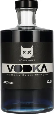 Produktbild von Böser Kater Colour Changing Vodka 0,5l - 40% Vol.