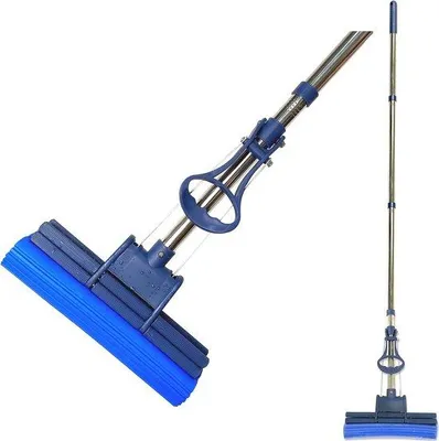 Obrázek produktu pro Mop Famanu s funkcí odstraňování vody – extra savý, s PVA houbou a nerezovou rukojetí