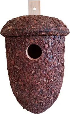 Produktbild von Nistkasten für Wildvögel 33 x 18 cm Kiefernholz braun