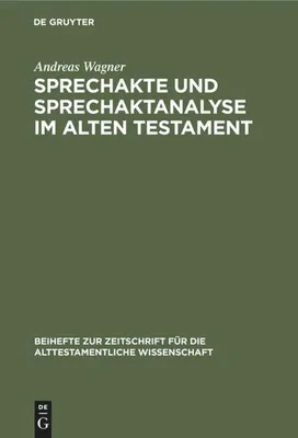 Produktbild von Sprechakte und Sprechaktanalyse im Alten Testament