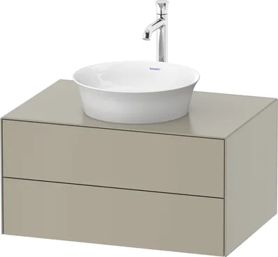 Produktbild von DURAVIT WT498506060 WTU White Tulip wandhängend, 2 SchKa