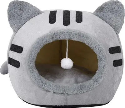 Produktbild von Famanu Katzenbett Kuschelhöhle - Grau