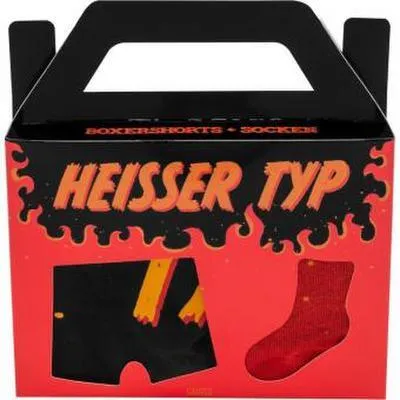 Produktbild von Socken-Boxer-Set Heißer Typ