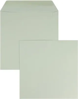Produktbild von Briefumschläge 220x220mm 120g/qm gummiert VE=100 Stück delfingrau