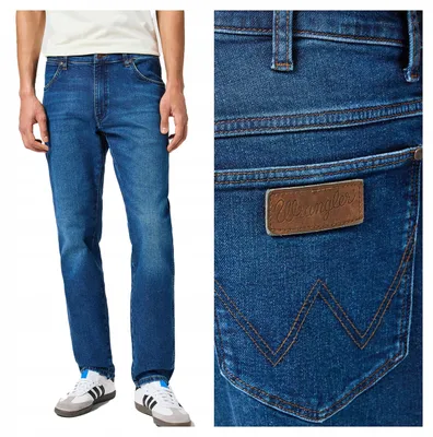 Immagine prodotto di Wrangler | Jeans da uomo modello RIVER, taglio dritto, taglia W30 L34