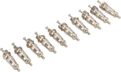 Image de 100PCS Tige de soupape haute pression alliage d'aluminium cuivreux Tige de soupape de climatiseur de voiture pour série R12