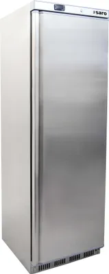 Produktbild von SARO Lagerkühlschrank - Edelstahl, Modell HK 400 S/S Lagerkühlschrank, Gewerbekühlschrank, Volltür, Edelstahl, Dixell Thermostat, Umluft, Restaurant, Imbiss, Kiosk, Lagern, Kühlen