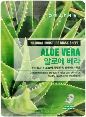 Obrázok produktu pre ORJENA Maska s aloe vera, 23 ml - Upokojujúca maska s aloe vera