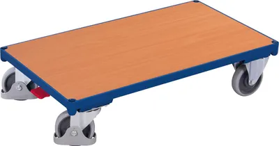 Produktbild von Plattformwagen mit MDF-Platte - 295 x 800 x 1.260 mm (HxBxT) - Traglast: 500 kg