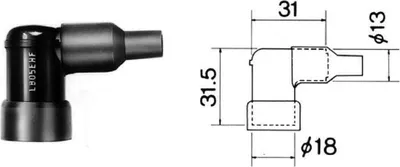 Obrázek produktu pro NGK Zündkerzenstecker - LB10EHAK