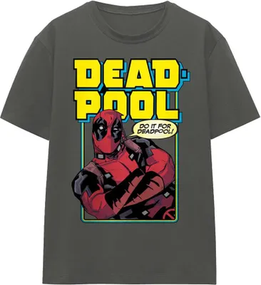 Obrázek produktu pro Deadpool - Tričko "Do It For Deadpool" pro muže/dámy uni TV19211 (L) (světle šedá)