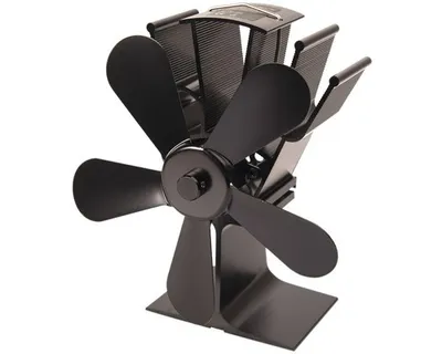 Obrázek produktu pro Krbový ventilátor HS Flamingo 5-lopatkový černý