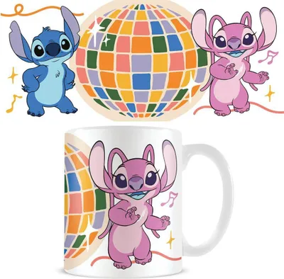 Produktbild von DISNEY Lilo & Stitch Disco Tasse 315 ml, Stitch & Diskokugel