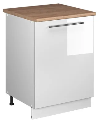 Immagine prodotto di Mobile lavello cucina Vicco Fame-Line Bianco lucido/Bianco 60 cm, Model 62209