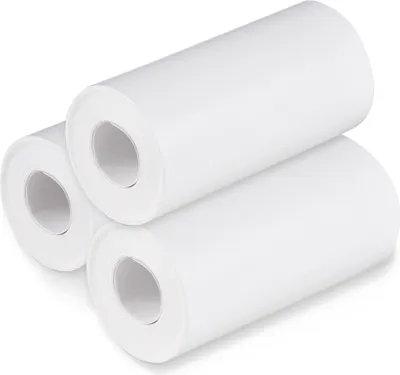 Produktbild von Thermopapierrolle 57 x 30 mm Druckpapier fuer Etikettendrucker Kinder Sofortbildkamera Nachfuelldruckpapier, Packung mit 3 Rollen