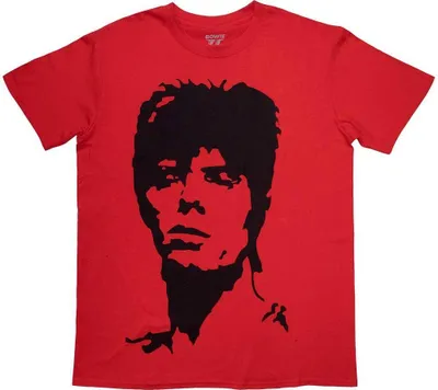 Produktbild von David Bowie - "1973" T-Shirt für Herren/Damen Uni RO11386 (XL) (Rot)