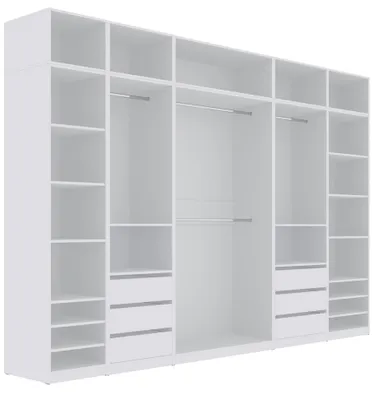 Produktbild von Marmex Möbel Mehrzweckschrank mit Aufsätzen TRES SET U/N Wieß 320x246x51 cm