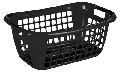 Produktbild von Sunware Wäschekorb 55 cm schwarz