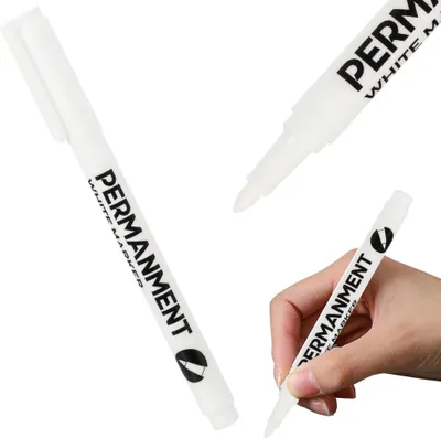 Produktbild von Verk 01837 Popisovač permanentní bílý 4 ks