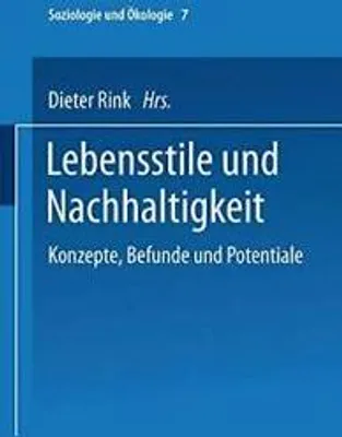 Obrázek produktu pro Lebensstile und Nachhaltigkeit
