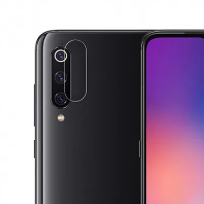 Produktbild von Xiaomi Mi 9 Kameraobjektivschutz 9h Glasfolie, transparent