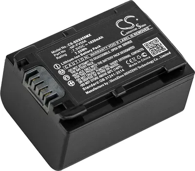 Obrázek produktu pro TECHTEK Baterie kompatibilní s [Sony] FDR-AX33, FDR-AX40, FDR-AX45, FDR-AX53, FDR-AX60, FDR-AX700, FDR-AXP33, HDR-CX450, HDR-CX625, HDR-CX680, HDR-P