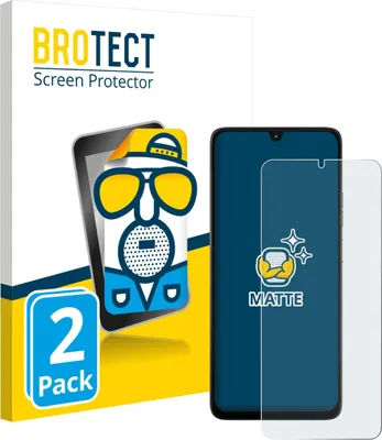 Produktbild von 2x BROTECT Schutzfolie für Motorola Moto G06 Power Displayschutz Displayschutzfolie Folie Matt Entspiegelungsfolie