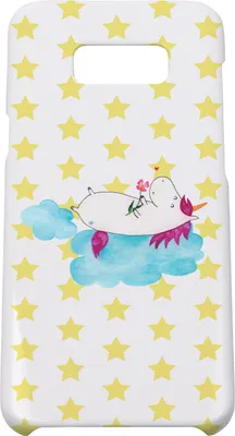 Produktbild von Mr. & Mrs. Panda Samsung Galaxy S8 plus Handyhülle  Einhorn Verliebt - Weiß - Geschenk, Hülle, Einhörner, Handy Case, Cover, Freundin, Liebesbeweis, Liebe, Unicorn