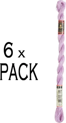 Obrázok produktu pre 6x DMC korálková priadza hrúbky 8, 25 m, 115AR/8-554, VPE