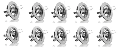 Produktbild von 7049 Einbaurahmen Metall Eisengebürstet Ø88mm 10er SET