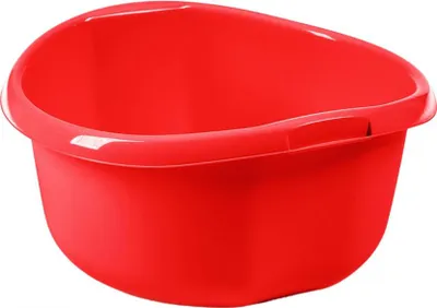 Produktbild von Kunststoffschale mit Ohren LAMELA rot 30l