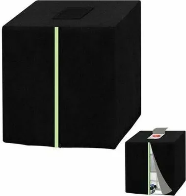 Produktbild von IBC Tank Abdeckung, Abdeckplane für Wassertank 1000L, Schutzhülle für IBC-Tank Regenwassertank 120x100x116cm, Schwarz