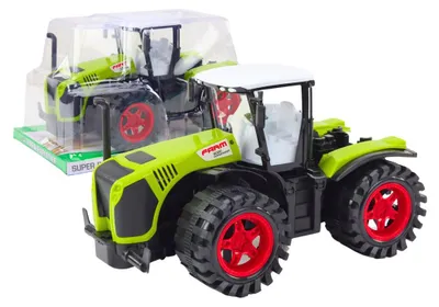 Obrázek produktu pro Traktor Farmerski Duży Napęd Frykcyjny Zielony Pojazd Rolniczy