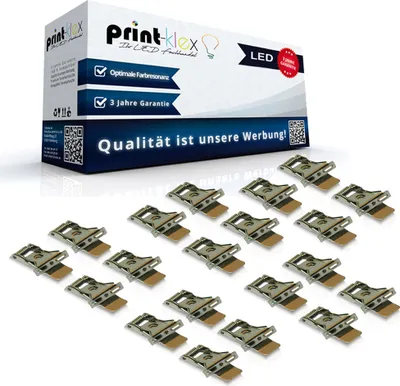 Produktbild von 20x LED Panel Befestigungsclips Montageclips Deckenhalterung Set Clips - Office Plus Serie