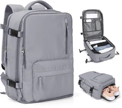 Produktbild von Wasserdichter Reisetasche für Herren mit Schuhfach und 14-Zoll-Laptop-Fach