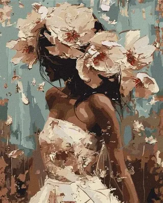 Immagine prodotto di Dipingere con i numeri - In fiore 40x50 cm - Ideyka
